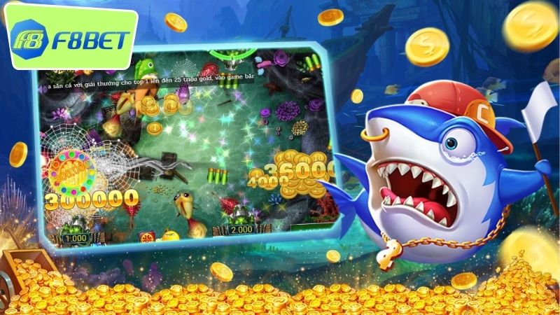 Bắn Cá Ăn Xu F8BET - Trải Nghiệm Chơi Game Đỉnh Cao Tại Nhà 2 Đồ họa sống động hấp dẫn của bắn cá ăn xu F8BET